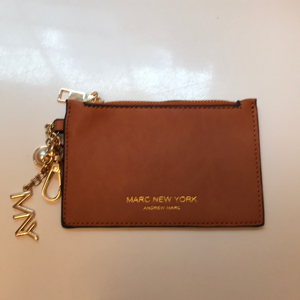 Marc New York zipper pouch card holder wallet